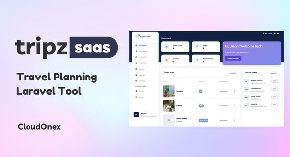 Tripz SaaS Laravel Travel Planning Tool