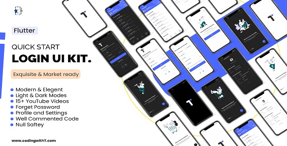 Sleek & Modern Flutter Login UI Kit Review: Saves