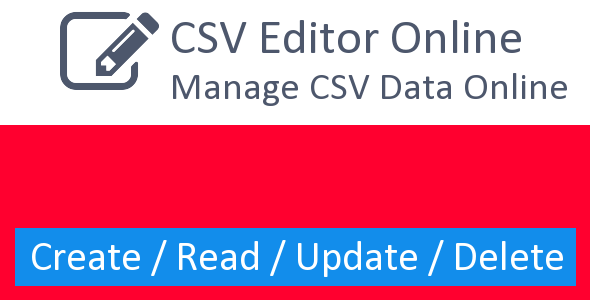 online CSV Editor – PHP CRUD Review: Easy DB CRUD Nulled