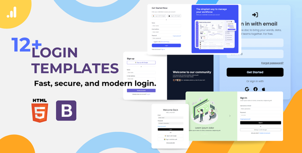 Professional Bootstrap Login Templates Collection Review