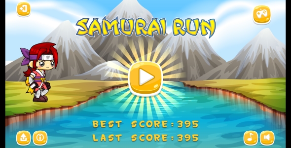 Samurai Run Review: HTML5 Game for Android Nulled