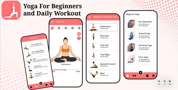 Yoga For Beginners – Asanas Poses Review: Daily Yoga Nulled