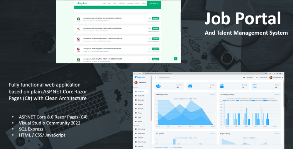 Job Portal Talent Management System Review: ASP.NET