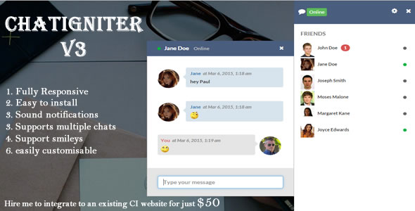 Chatigniter live chat app Review: PHP Chat Script Nulled