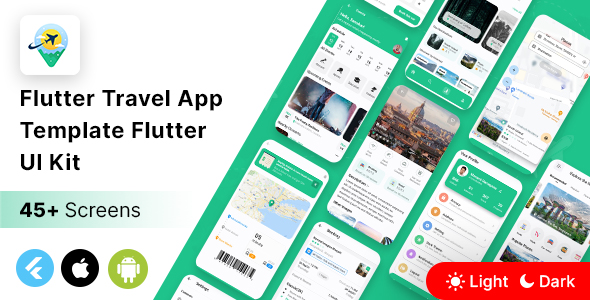 Flutter Travel App Template Review: UI Kit for Apps
