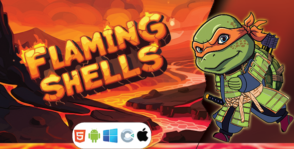 Flaming Shells Review: HTML5 Game With AdMob Nulled