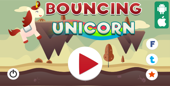 Bouncing Unicorn – HTML5 Game (Capx) Nulled