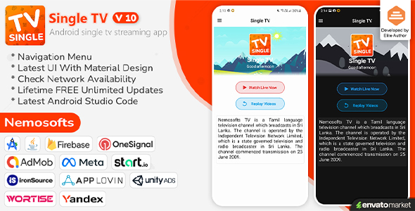 Android TV Channel Review: Single TV Live Streaming