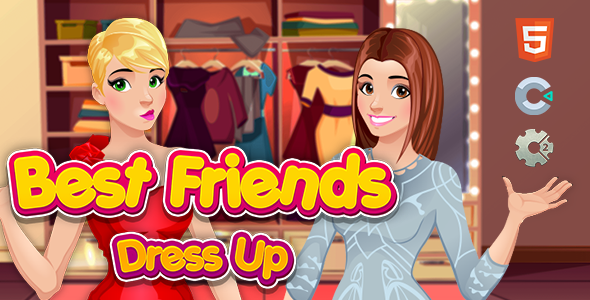 Best Friends (Dress Up) Review: Cute HTML5 Fun Nulled