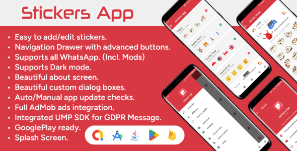 Android WhatsApp Sticker app Review: Offline AdMob