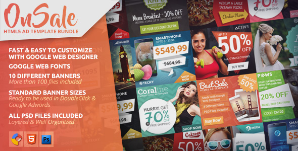 OnSale – HTML5 Ad Template Bundle