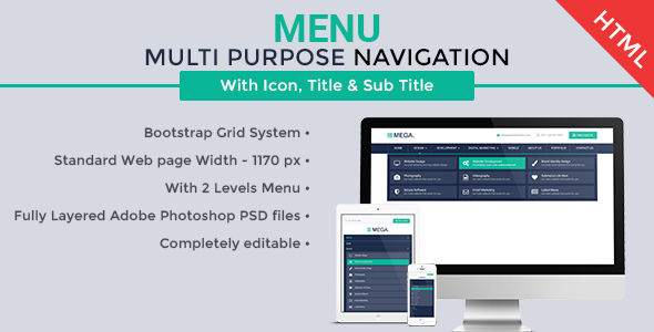 Multipurpose Navigation Menu Nulled