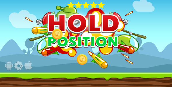 Hold Position – HTML5 Game + Mobile. Construct 2 (capx) + Cocoon ADS