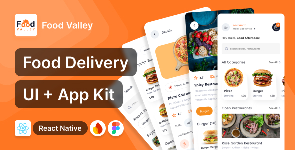Food App: React Native Food App UI Review: Top UI Kit