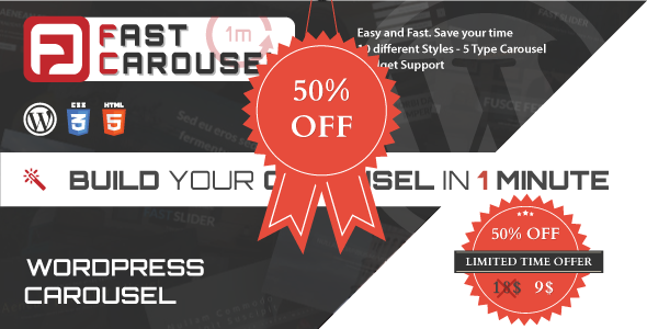 Fast Carousel – WordPress Premium Plugin