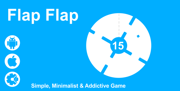 Flap Flap – Simple and Minimalist HTML5 Game