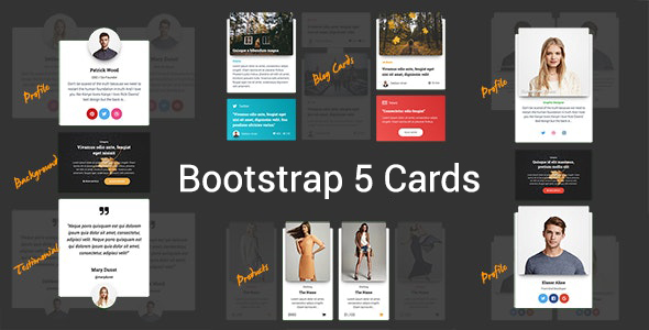 Modern – Responsive Bootstrap 5 Cards Nulled
