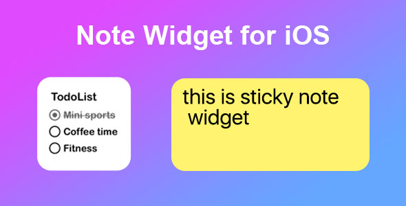 Sticky Note Widget for iOS 17 Review: Quick Notes