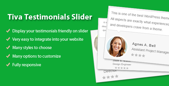 Tiva Testimonials Slider For WordPress Nulled