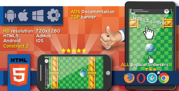 Crazy Jump 2 – HTML5 game. Construct 2 (.capx) + ADS Nulled