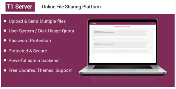 T1 File upload & sharing Nulled