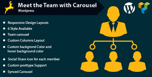 Meet the Team with Carousel for WordPress Nulled