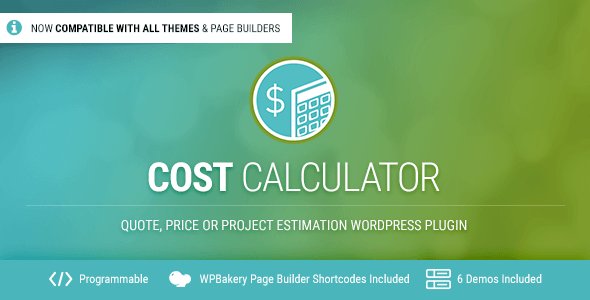 Cost Calculator WordPress Nulled