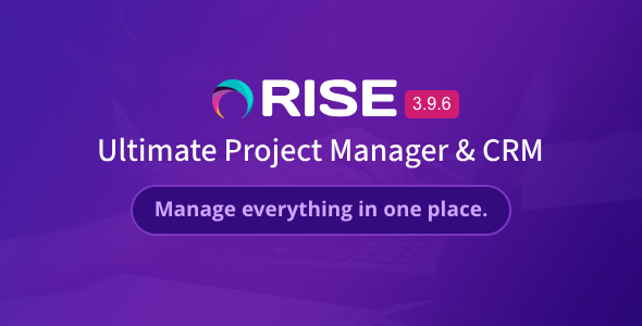 RISE – Ultimate Project Manager & CRM — php-scripts preview