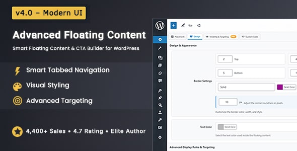 Advanced Floating Content Nulled