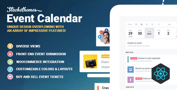 Stachethemes Event Calendar – WordPress Events Calendar Plugin Nulled