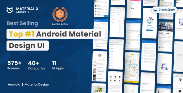 MaterialX – Android Material Design UI 3.5 Nulled